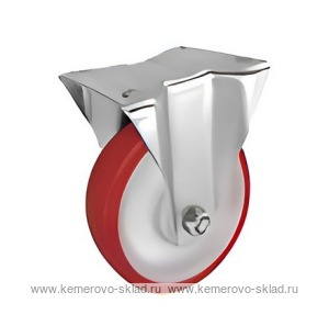 Неповоротное стальное колесо с полиуретаном FPP 46