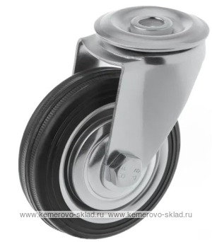 Поворотное стальное колесо под болт SCh 80