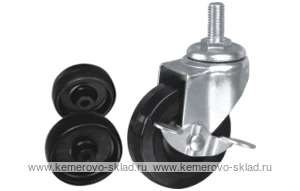 Колесо поворотное с болтом Lema CE3-PA-65-50-C3