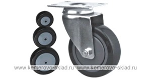 Колесо поворотное с площадкой Lema EI2-PL-100-80-7