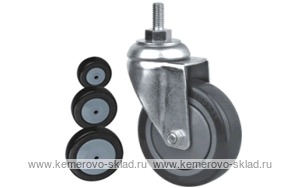 Колесо поворотное с болтом Lema EI3-PL-75-70-7
