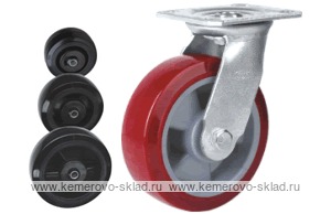 Колесо поворотное с площадкой Lema GA2-PL-100-200-6