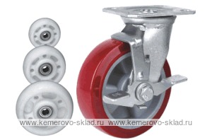 Колесо поворотное с площадкой Lema GA2-PO-150-230-S6