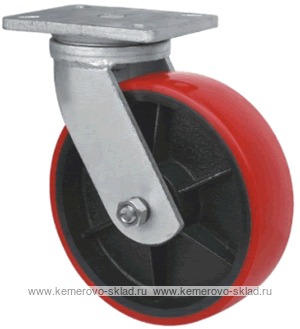 Колесо поворотное с площадкой Lema IC2-TPU-200-1400-6I